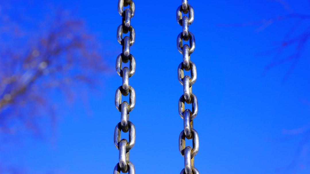 Visual representation of a cyber kill chain with interconnected stages and security shields.